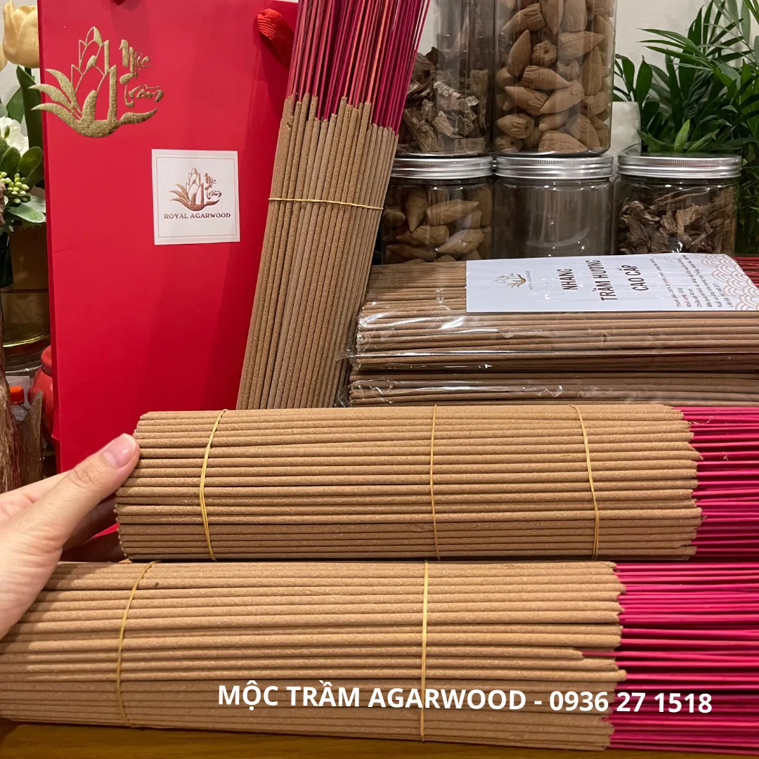 Agarwood Incense Sticks – Natural Vietnamese Agarwood for Worship &amp; Daily Use